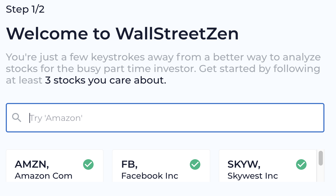 WallStreetZen Example