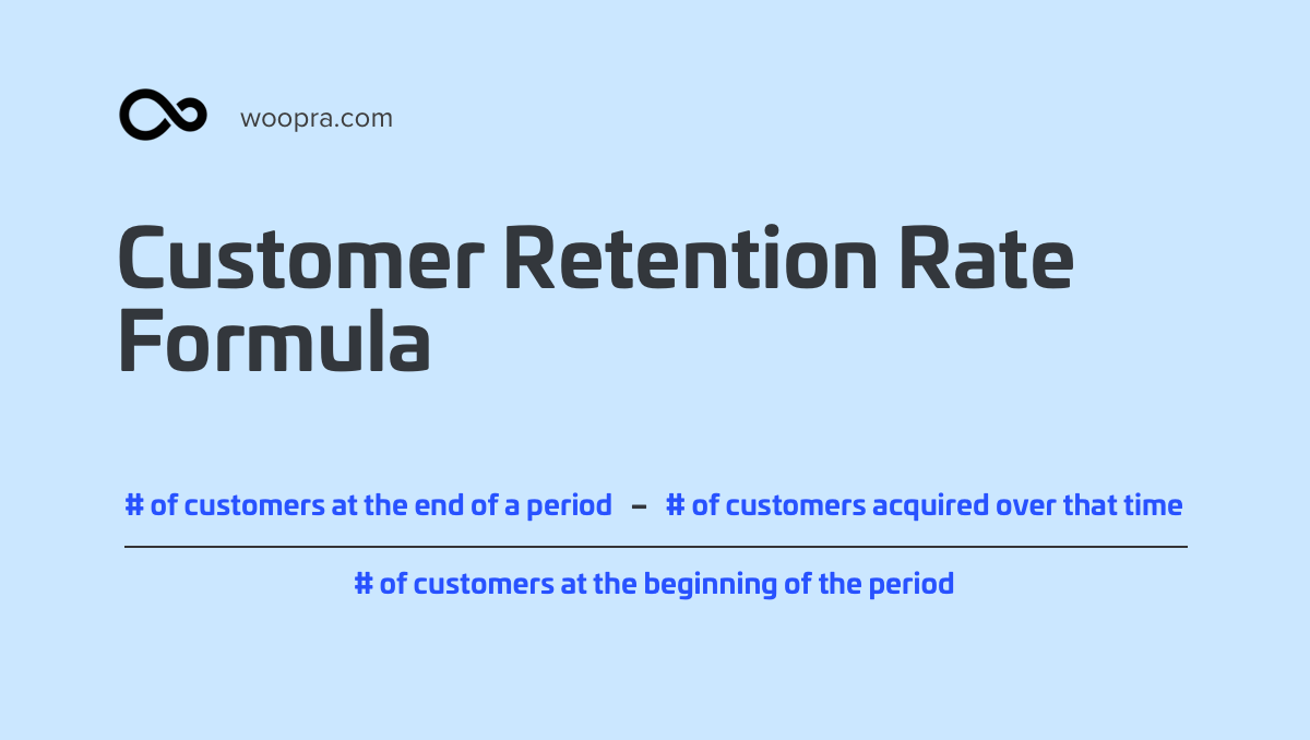 Customer Retention Rate Formula