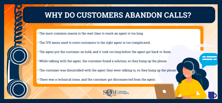 why do customers abandon calls