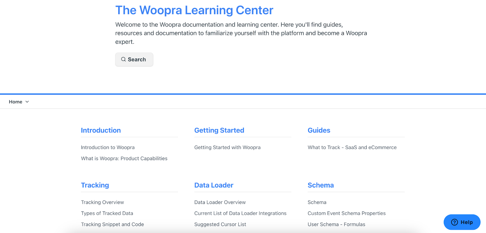 Woopra Learning Center